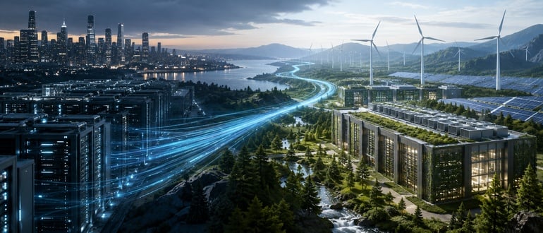 Rethinking the Geography of AI to Build a More Sustainable Future