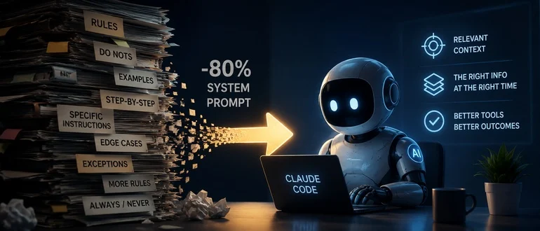 Anthropic Cut 80% of Claude Code’s System Prompt. Here’s Why That Matters for Your Agents