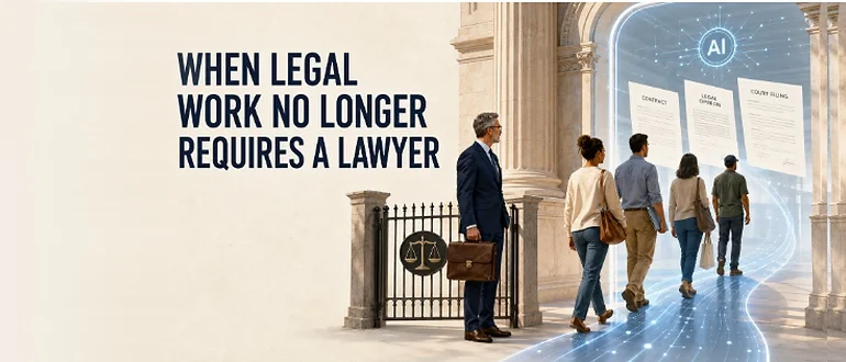 When Legal Work No Longer Requires a Lawyer