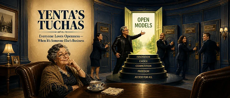 Yenta’s Tuchas and the Convenient Openness of AI