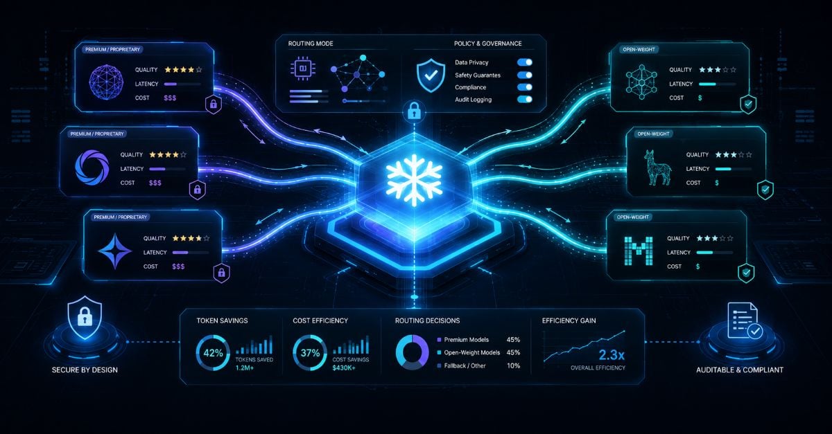 Snowflake Adds Ability to Dynamically Route Prompts Across Multiple AI Models
